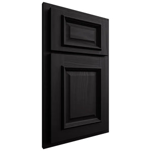 Shiloh Cabinetry Partial Overlay Montgomery Cherry Plain Cut Espresso Door