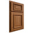 Shiloh Cabinetry Partial Overlay Montgomery Hickory Plain Cut Chestnut Door