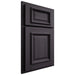 Shiloh Cabinetry Partial Overlay Montgomery Hickory Plain Cut Harbor Door