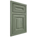 Shiloh Cabinetry Partial Overlay Montgomery Hickory Plain Cut Moss Door