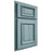 Shiloh Cabinetry Partial Overlay Montgomery Hickory Plain Cut Sky Door