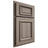 Shiloh Cabinetry Partial Overlay Montgomery Hickory Plain Cut Sterling Door