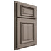 Shiloh Cabinetry Partial Overlay Montgomery Hickory Plain Cut Sterling Door