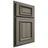 Shiloh Cabinetry Partial Overlay Montgomery Hickory Plain Cut Thyme Door