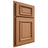Shiloh Cabinetry Partial Overlay Montgomery Maple Plain Cut Cashmere Door