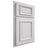 Shiloh Cabinetry Partial Overlay Montgomery Paintable Arctic Door
