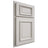 Shiloh Cabinetry Partial Overlay Montgomery Paintable Beige Door