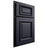 Shiloh Cabinetry Partial Overlay Montgomery Paintable Hale Navy Door