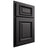 Shiloh Cabinetry Partial Overlay Montgomery Paintable Iron Ore Door