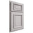 Shiloh Cabinetry Partial Overlay Montgomery Paintable Light French Gray Door