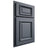 Shiloh Cabinetry Partial Overlay Montgomery Paintable Slate Tile Door