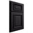 Shiloh Cabinetry Partial Overlay Montgomery Poplar Plain Cut Harbor Door