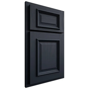 Shiloh Cabinetry Partial Overlay Montgomery Poplar Plain Cut Hudson Door