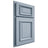 Shiloh Cabinetry Partial Overlay Montgomery Poplar Plain Cut Sky Door
