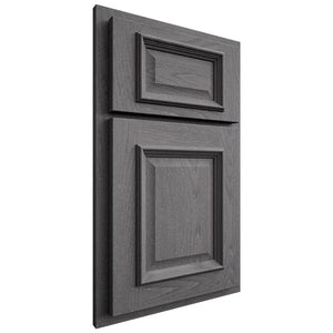 Shiloh Cabinetry Partial Overlay Montgomery Red Oak Plain Cut Cadet Door