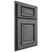 Shiloh Cabinetry Partial Overlay Montgomery Red Oak Plain Cut Cadet Door