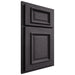 Shiloh Cabinetry Partial Overlay Montgomery Red Oak Plain Cut Harbor Door