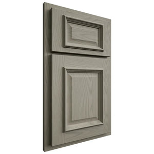 Shiloh Cabinetry Partial Overlay Montgomery Red Oak Plain Cut Thyme Door