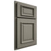 Shiloh Cabinetry Partial Overlay Montgomery Walnut Plain Cut Thyme Door