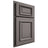 Shiloh Cabinetry Partial Overlay Montgomery White Oak Plain Cut Flagstone Door
