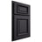 Shiloh Cabinetry Partial Overlay Montgomery White Oak Plain Cut Harbor Door