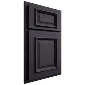 Shiloh Cabinetry Partial Overlay Montgomery White Oak Plain Cut Harbor Door
