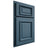 Shiloh Cabinetry Partial Overlay Montgomery White Oak Plain Cut Hudson Door