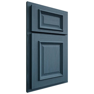 Shiloh Cabinetry Partial Overlay Montgomery White Oak Plain Cut Hudson Door