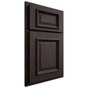 Shiloh Cabinetry Partial Overlay Montgomery White Oak Plain Cut Morel Door