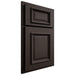 Shiloh Cabinetry Partial Overlay Montgomery White Oak Plain Cut Morel Door