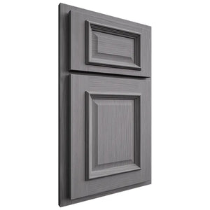 Shiloh Cabinetry Partial Overlay Montgomery White Oak Plain Cut Sterling Door