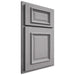 Shiloh Cabinetry Partial Overlay Montgomery White Oak Plain Cut Stratus Door