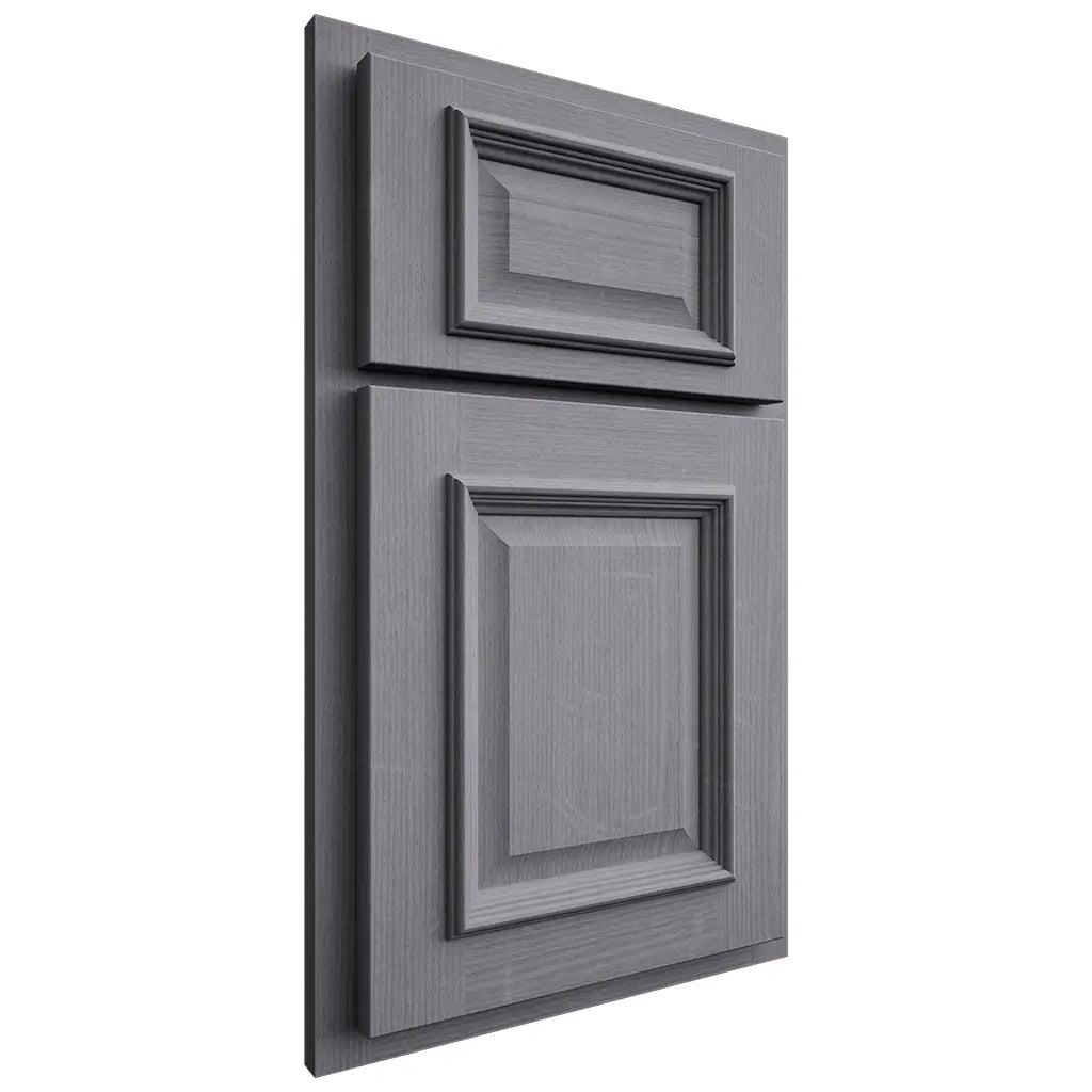 Shiloh Cabinetry Partial Overlay Montgomery White Oak Quarter Sawn Cadet Door