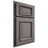 Shiloh Cabinetry Partial Overlay Montgomery White Oak Quarter Sawn Flagstone Door
