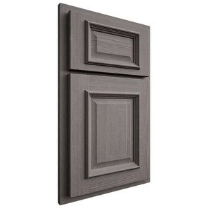 Shiloh Cabinetry Partial Overlay Montgomery White Oak Quarter Sawn Flagstone Door
