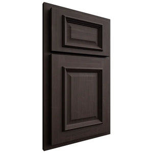 Shiloh Cabinetry Partial Overlay Montgomery White Oak Quarter Sawn Morel Door