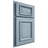 Shiloh Cabinetry Partial Overlay Montgomery White Oak Quarter Sawn Sky Door