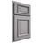 Shiloh Cabinetry Partial Overlay Montgomery White Oak Quarter Sawn Stratus Door