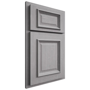 Shiloh Cabinetry Partial Overlay Montgomery White Oak Quarter Sawn Stratus Door