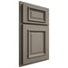 Shiloh Cabinetry Partial Overlay Montgomery White Oak Quarter Sawn Thyme Door