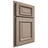 Shiloh Cabinetry Partial Overlay Montgomery White Oak Quarter Sawn Whitewash Door