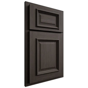 Shiloh Cabinetry Partial Overlay Montgomery White Oak Rift Cut Creekside Door