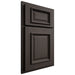 Shiloh Cabinetry Partial Overlay Montgomery White Oak Rift Cut Creekside Door