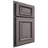 Shiloh Cabinetry Partial Overlay Montgomery White Oak Rift Cut Flagstone Door
