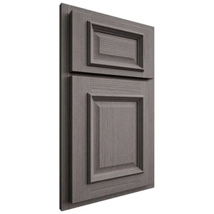 Shiloh Cabinetry Partial Overlay Montgomery White Oak Rift Cut Flagstone Door
