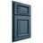 Shiloh Cabinetry Partial Overlay Montgomery White Oak Rift Cut Hudson Door