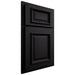 Shiloh Cabinetry Partial Overlay Montgomery White Oak Rift Cut Ink Door