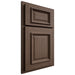 Shiloh Cabinetry Partial Overlay Montgomery White Oak Rift Cut Mineral Door