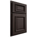Shiloh Cabinetry Partial Overlay Montgomery White Oak Rift Cut Morel Door
