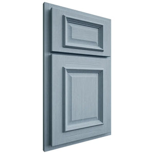 Shiloh Cabinetry Partial Overlay Montgomery White Oak Rift Cut Sky Door